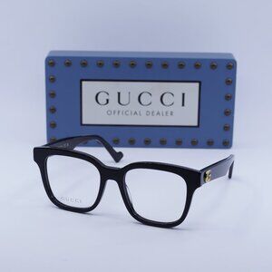 Gucci GG0958O 004 Square Eyeglasses - Black 52mm